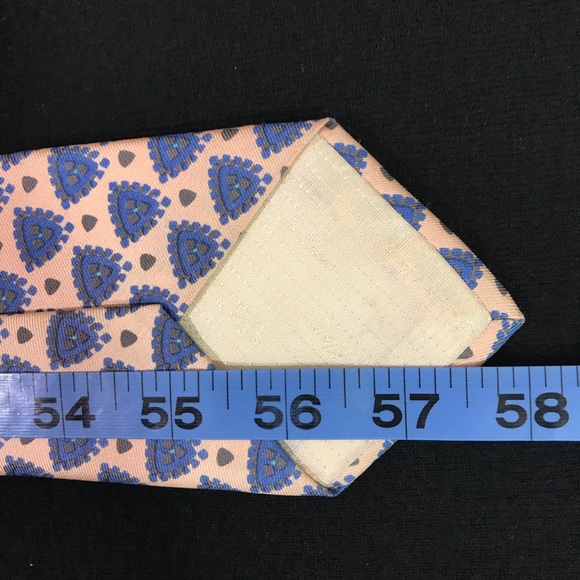 CALVIN KLEIN Mens All Silk Beige tie - Picture 5 of 6